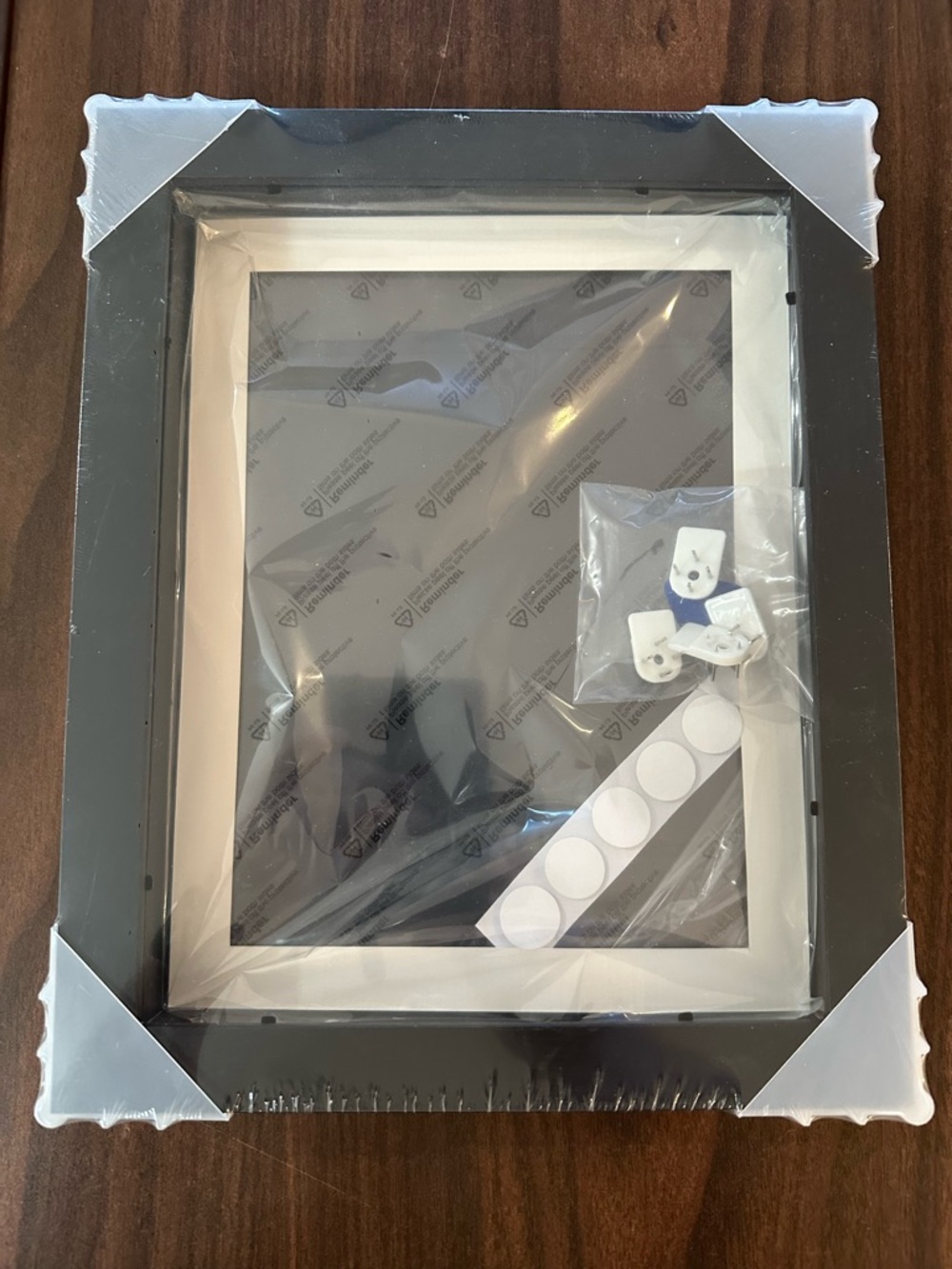 NWT Black Shadow Box Art Frame w/White Mat (12”x9”x1.5”)